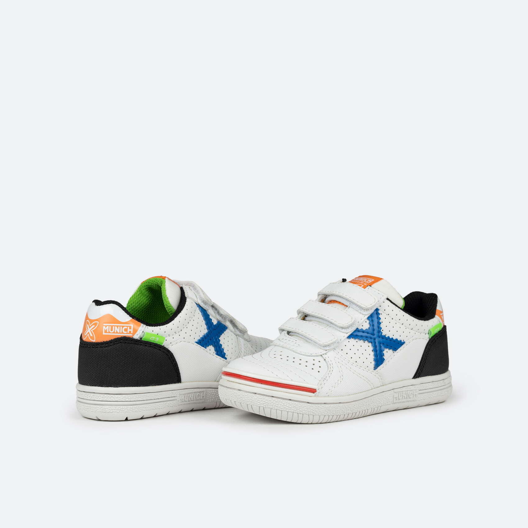 Zapatilla de fútbol sala MUNICH G3 Profit casual para niño/a blanco 5/5