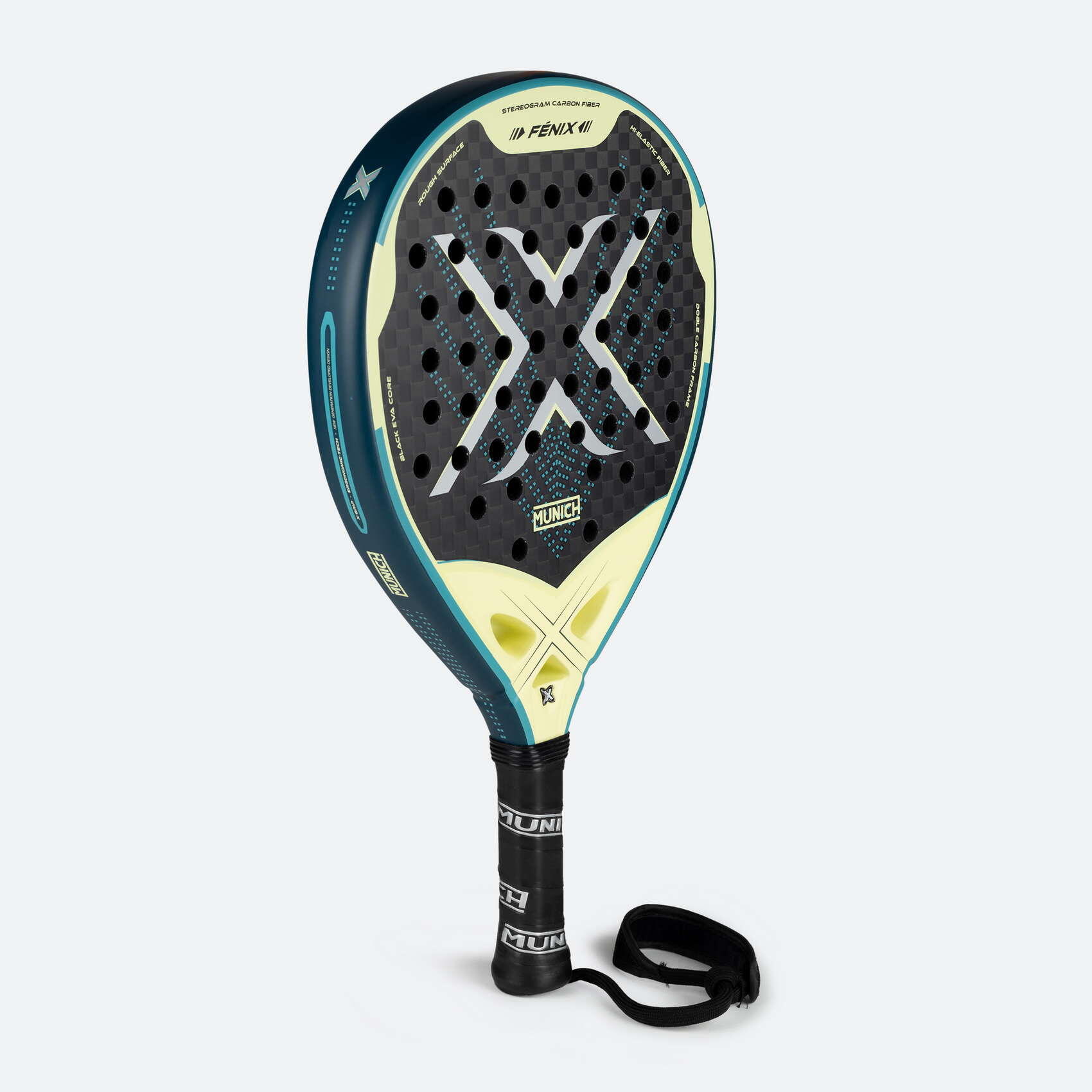 Pala de pádel MUNICH Racket Fenix negro 2/5