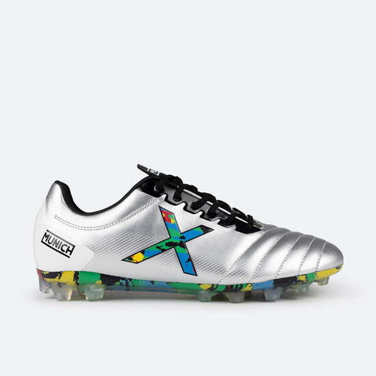 Zapatilla de futbol MUNICH Arenga olympix plateado