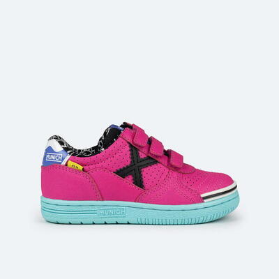 Zapatilla de fútbol sala MUNICH G3 Profit casual para niño/a rosa