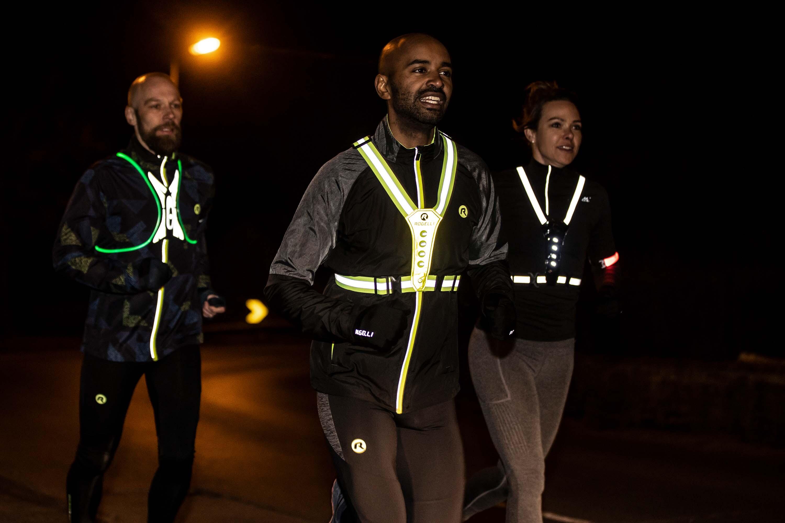 Hardloop Verlichting - Reflecterend LED Hardloopvest - Zwart 5/7