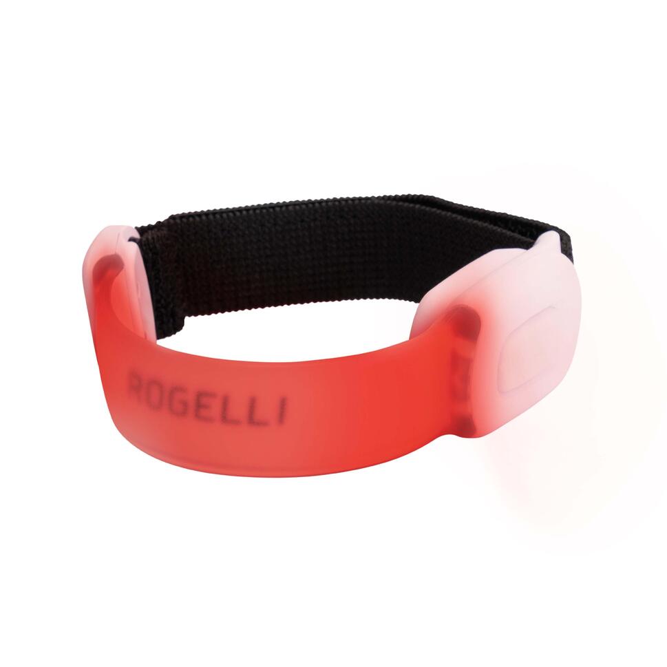 Ochronne światło Rogelli NEON LED ARMBAND z regulowanym paskiem na rękę