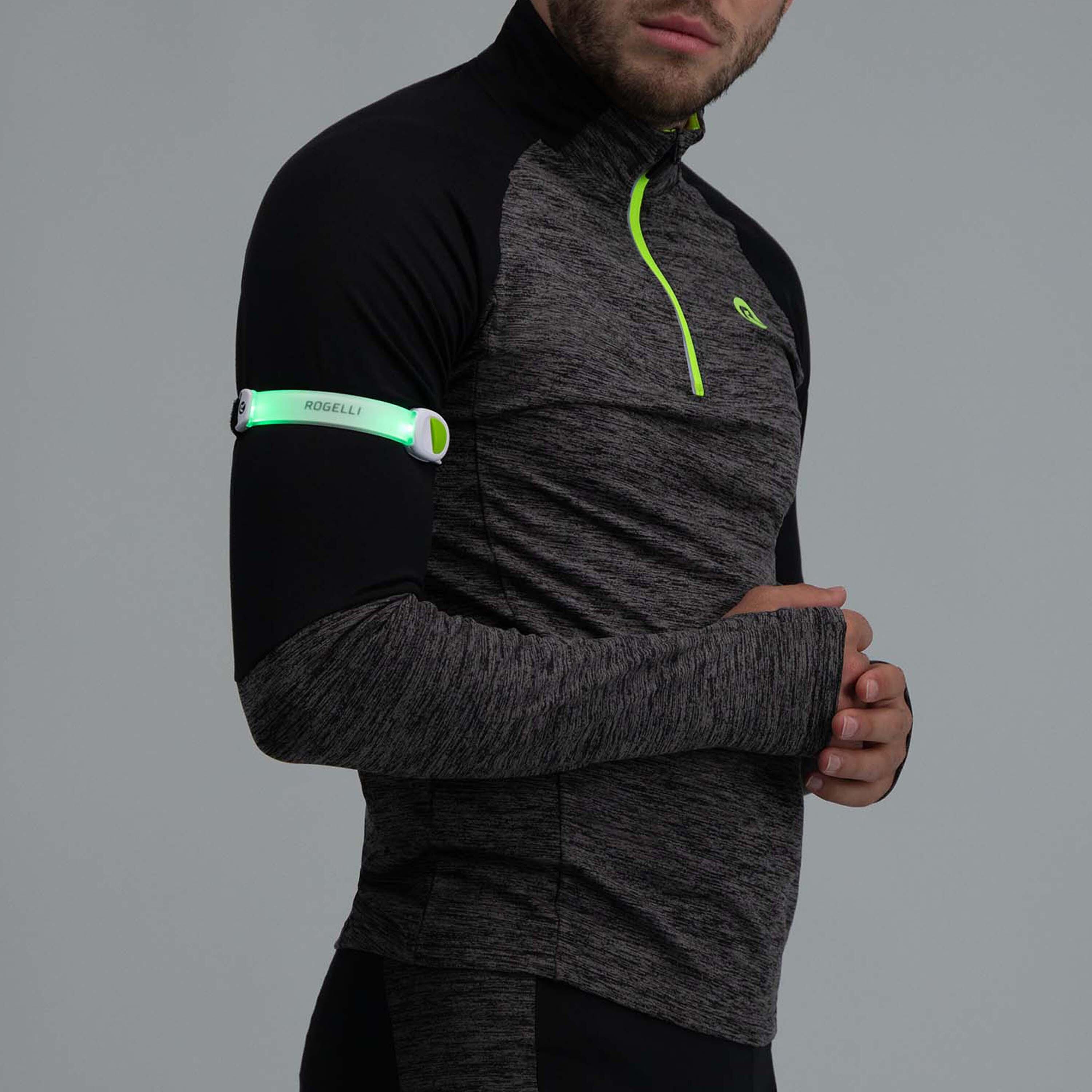 Hardloop Verlichting - Reflecterende LED Armband - Groen 3/6