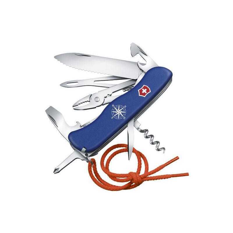 Victorinox - Couteau Suisse Skipper 18 Fonctions - Victorinox - Couteau Multifonction - Rouge - Taille Unique - Decathlon