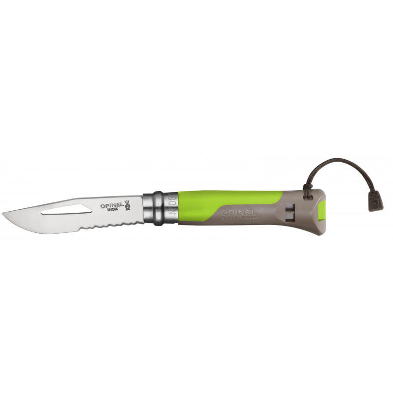 Opinel - Outdoor No 8 Sea-mountain Couteau De Travail Pliant Poche Scie - Couteau - Marron|vert - Taille Unique - Decathlon