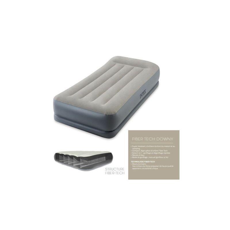 INTEX Nafukovací postel Intex 64116 MID RISE AIRBED TWIN 99x191x30 cm