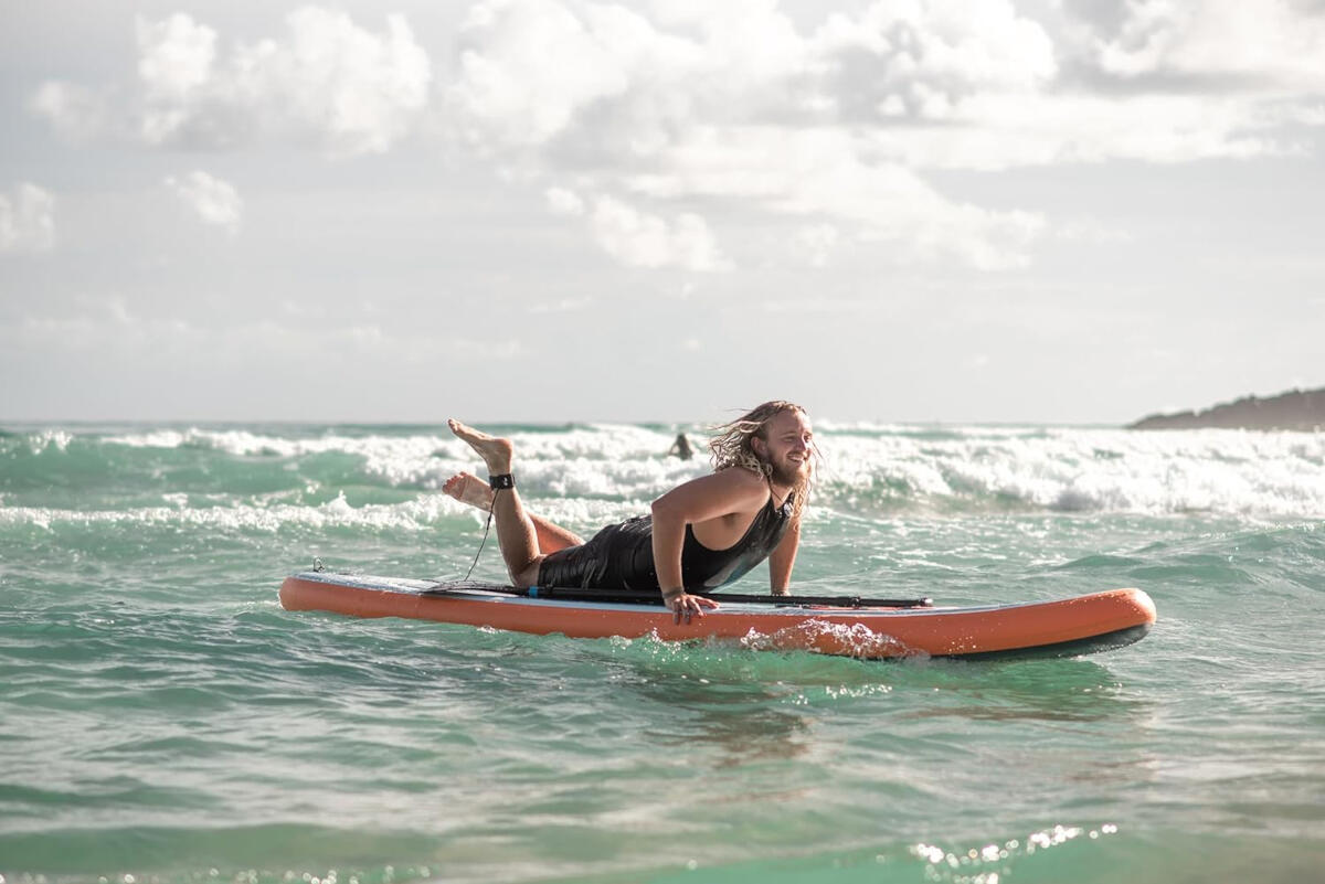 Aqua Marina Pure Air SUP Stand Up Paddle Board Package 10'2" x 30" AQUA