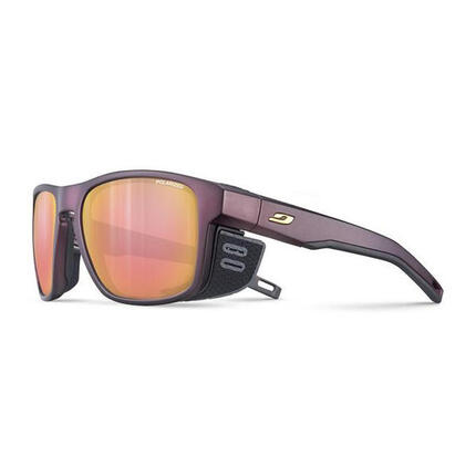 Lunettes de soleil Julbo Shield M bordeaux or polarisé, coques amovibles