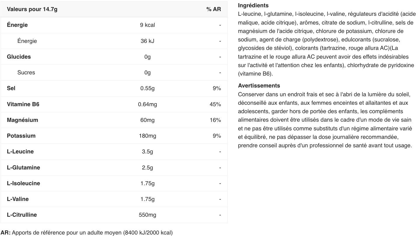 BCAA en poudre - Xtend BCAA - Folie de la Mangue 2/3