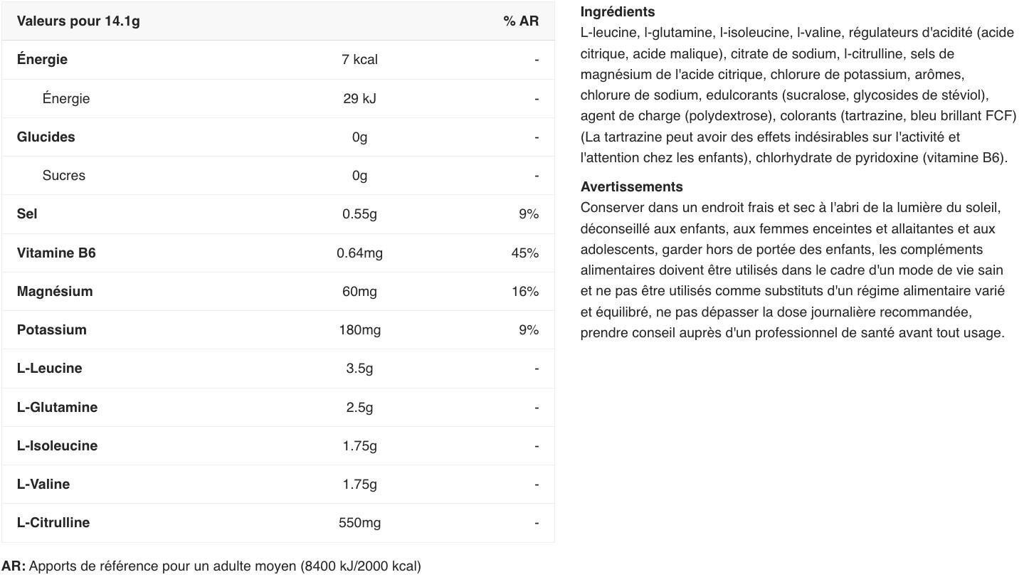 BCAA en poudre - Xtend BCAA - Pomme Écrasée 2/3