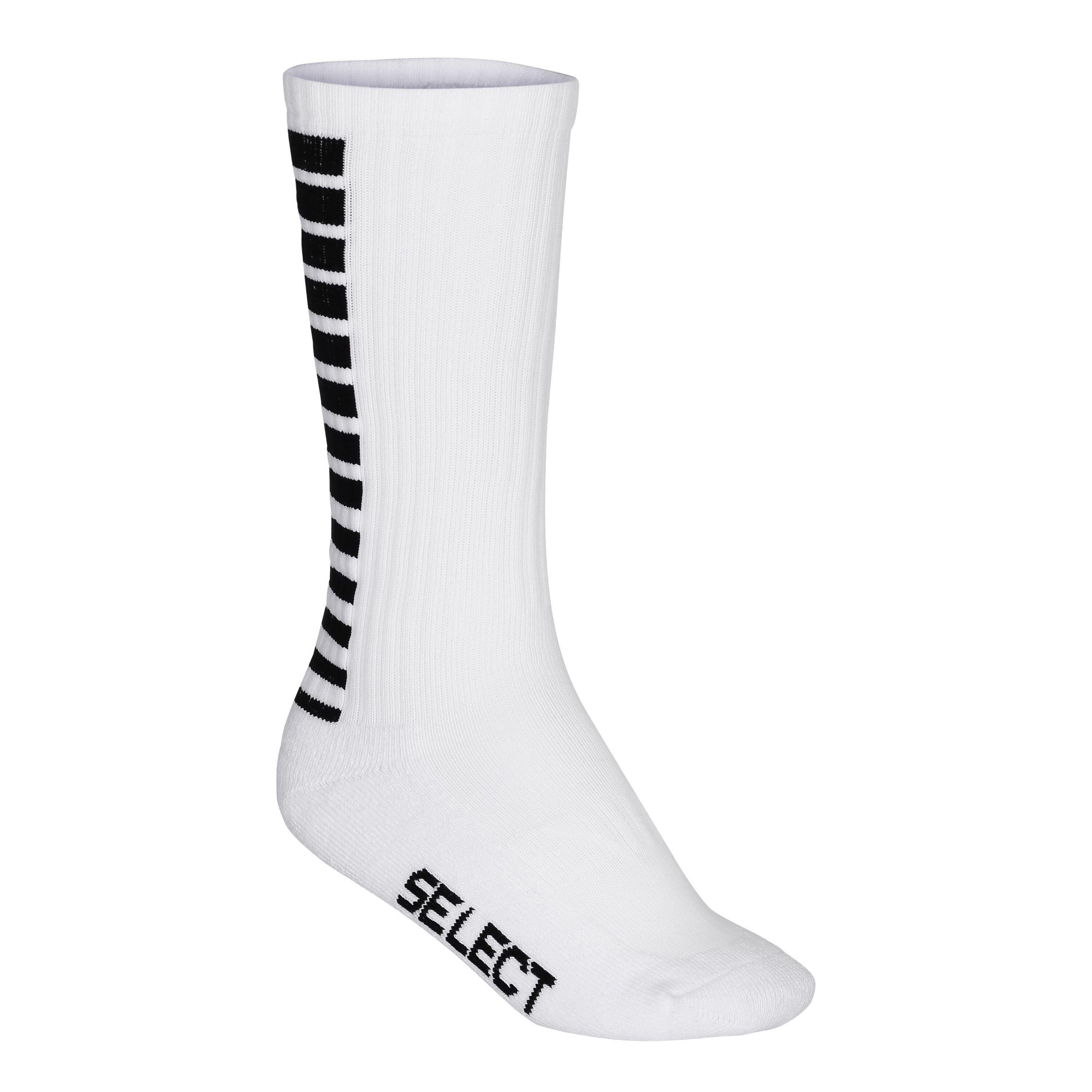 Select - Chaussettes Hautes Select Sports Striped - Chaussettes - Blanc - 45 - Decathlon