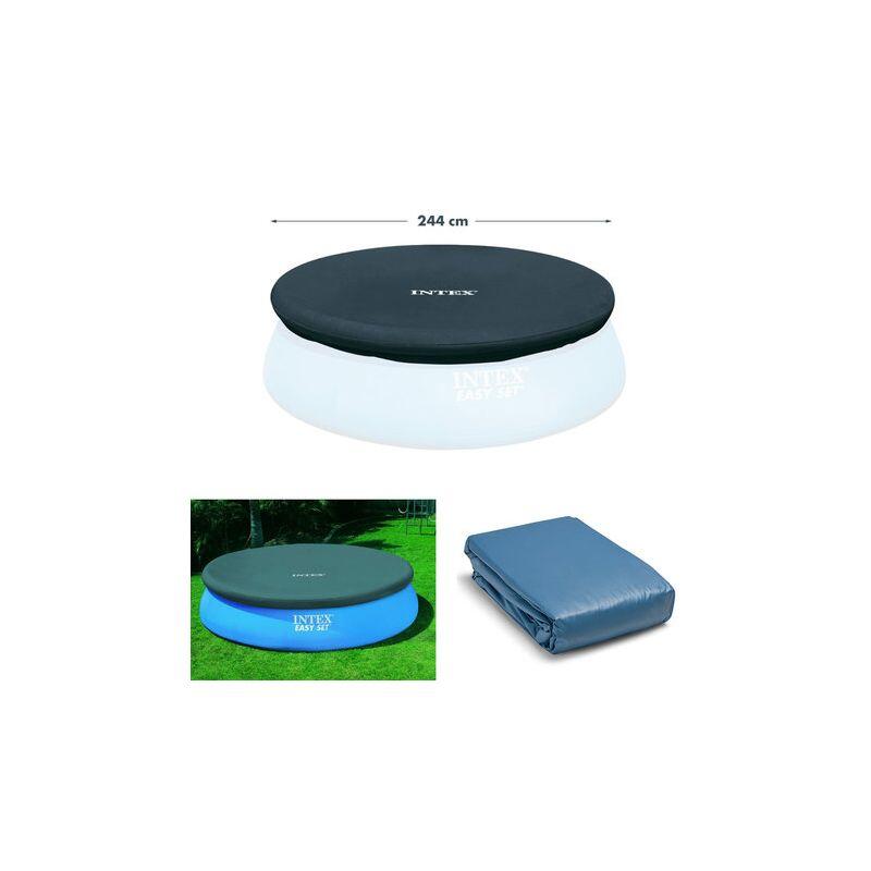 Intex Copertura Per Piscina Easy Set 28021E, 3 Metri, Con Corda E Fori Di Drenaggio