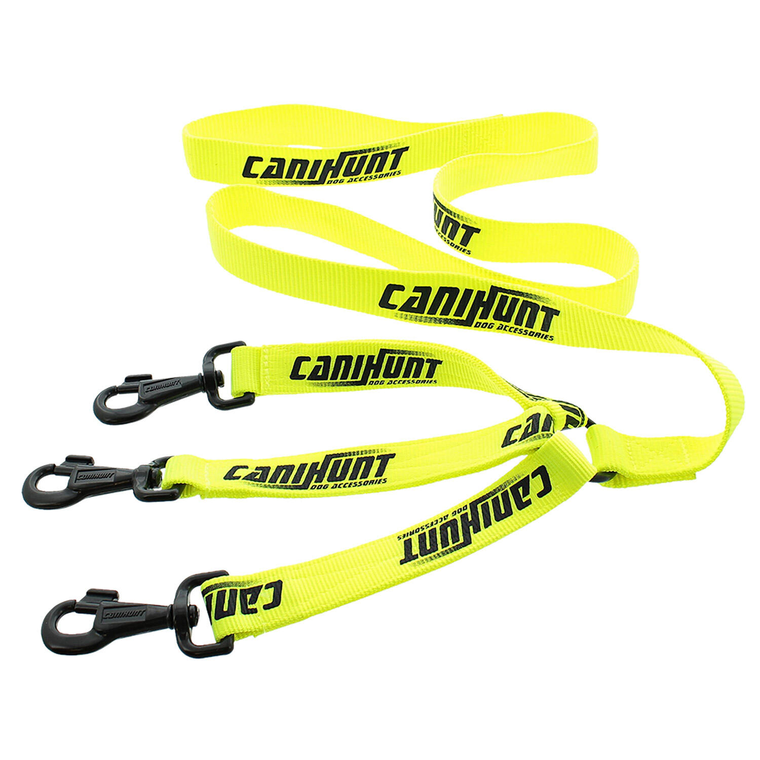 CANIHUNT HUNTER Guinzaglio triplo piatto CANIHUNT