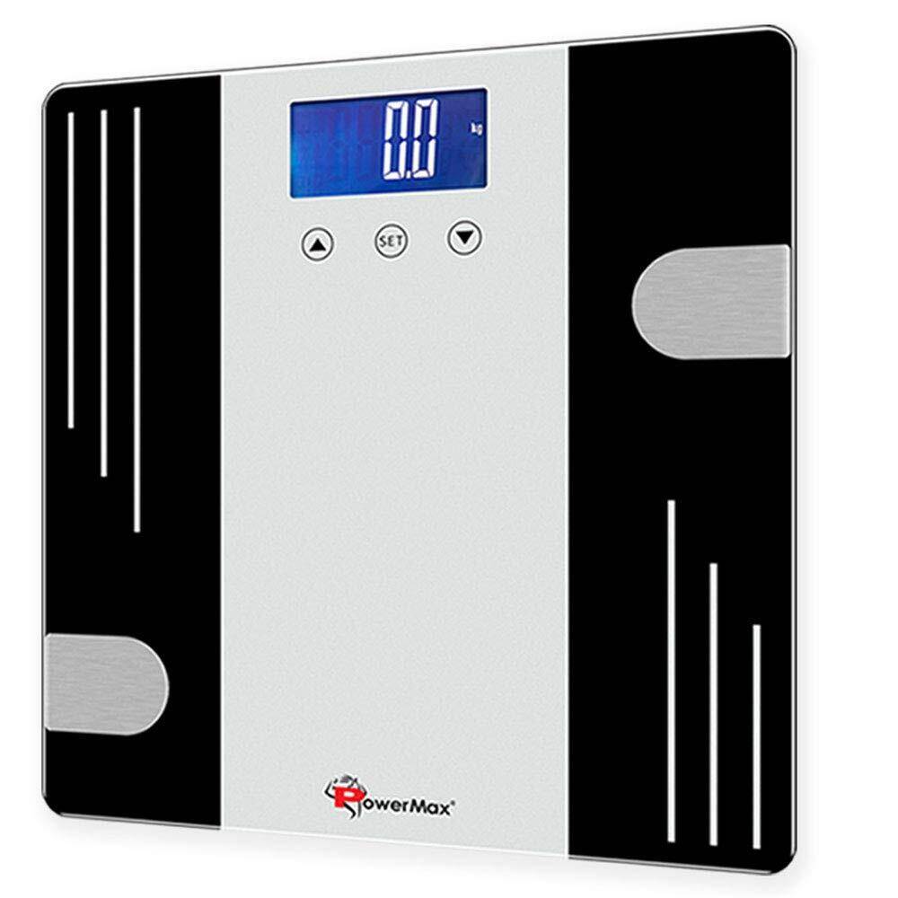 PowerMax Fitness® Multi-User Digital Body Fat Scale - Smart BMI & Weight Scale, Body Composition Analyser with 12 User Memory, Human Body Capacity (Model: BCA-07) -  1