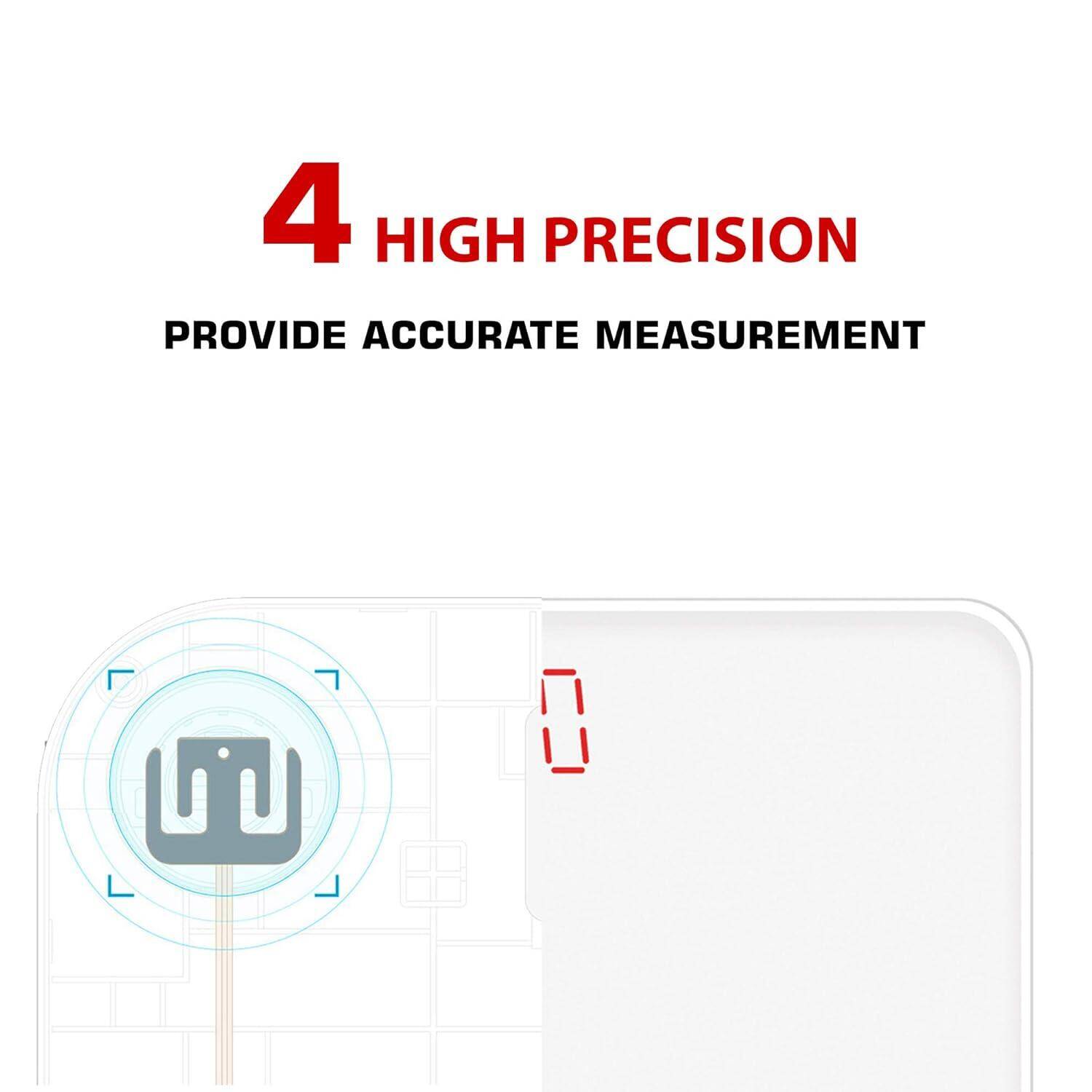 PowerMax Fitness® Digital Weight Machine for Human Body - Bathroom Scale with Step-on-Technology & Sharp LED Display, 180Kg Huma -  4