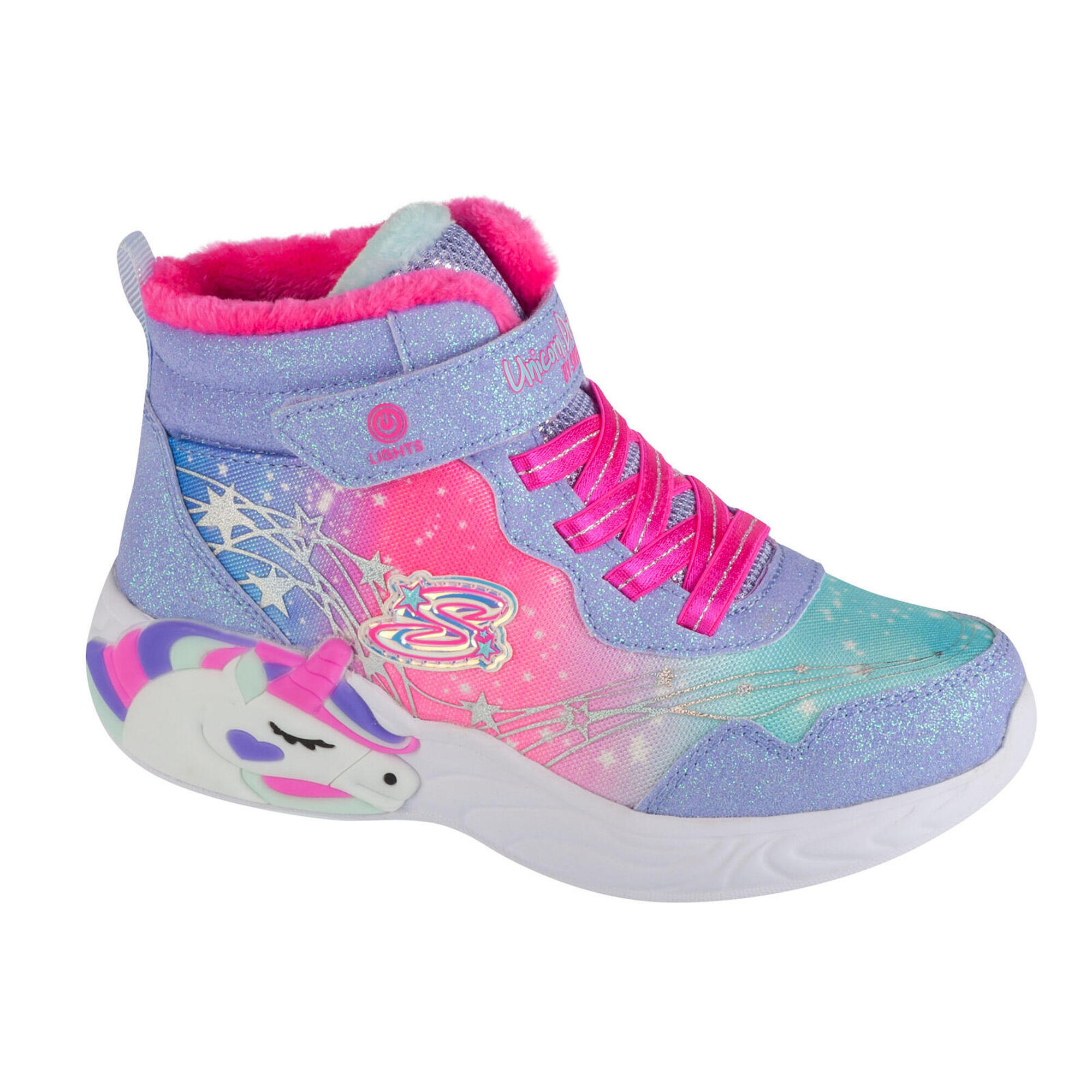 Skechers - Baskets Skechers Modèle Unicorn Dreams - Magical Cove Couleur Violet - Bottines - Violet - 33 - Decathlon