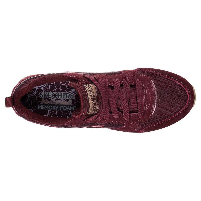 Pantofi Sport Skechers Model 85goldn Gurl Culoare Burdeaux