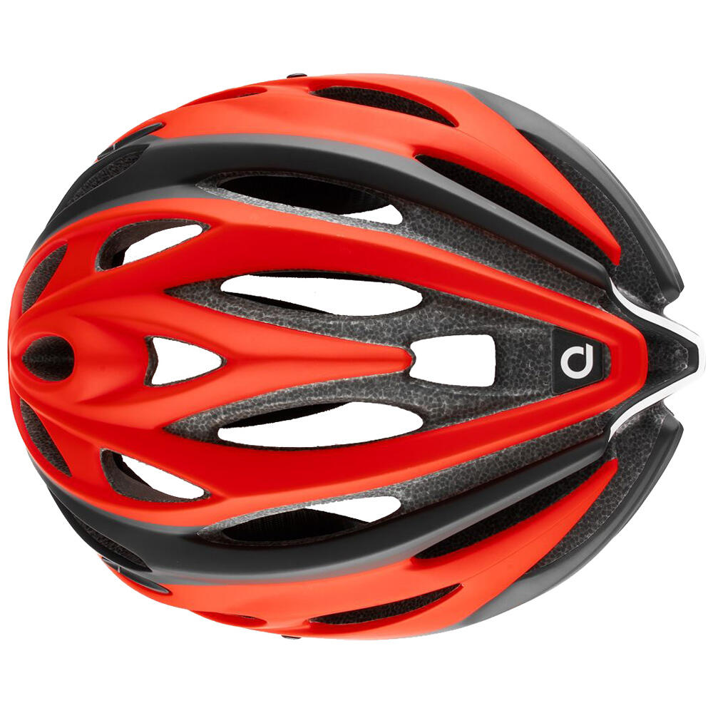 BRIKO Kiso Fietshelm Fietshelm GLANZEND ZWART ROOD M 5/7