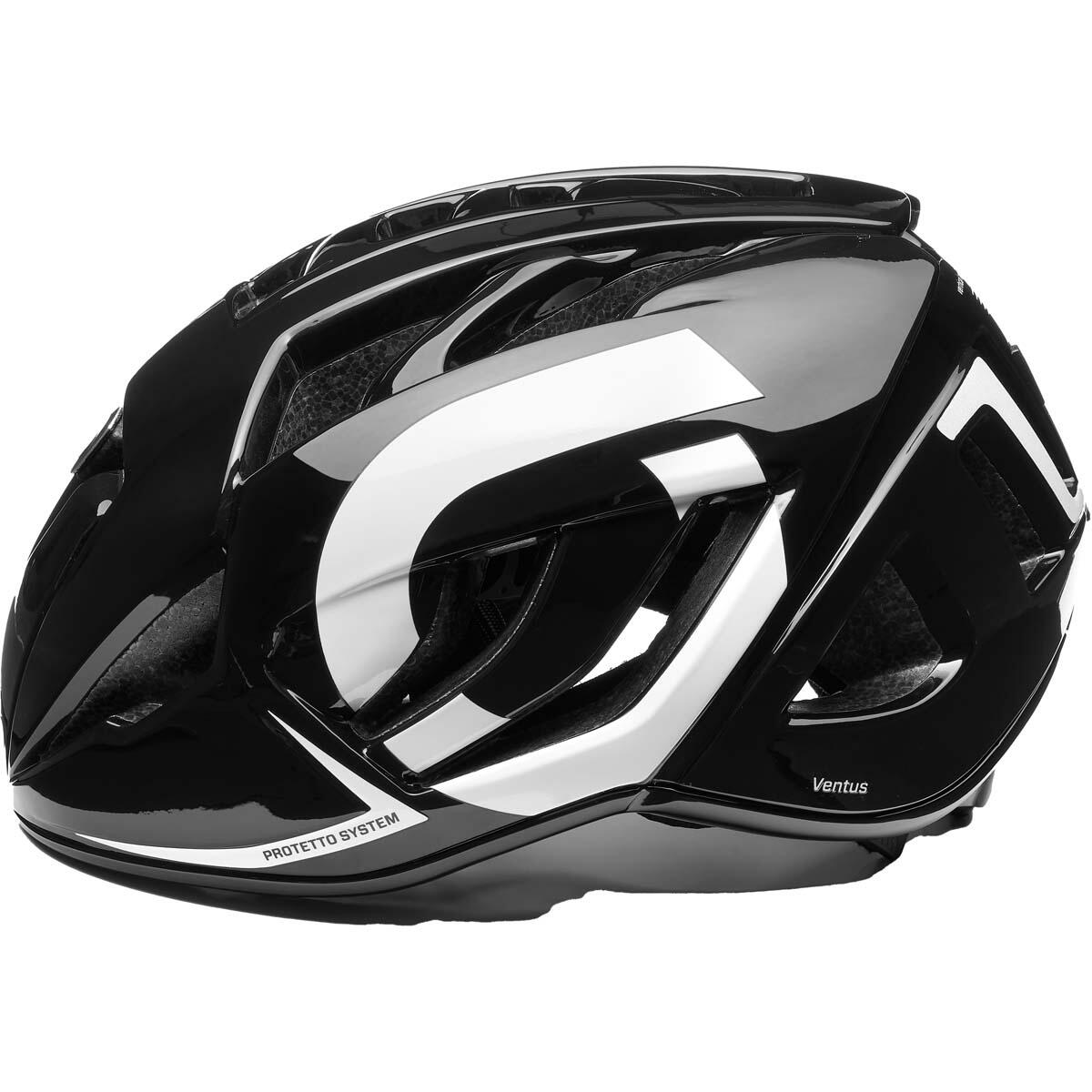 BRIKO Ventus 2.0 Fietshelm Fietshelm GLANZEND ZWART - WIT M 2/6
