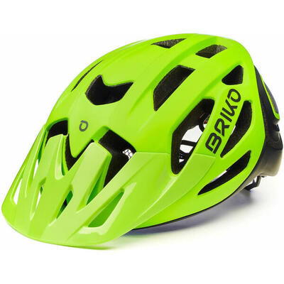 briko casco verde da uomo e donna in materiale sintetico da ciclismo e bici