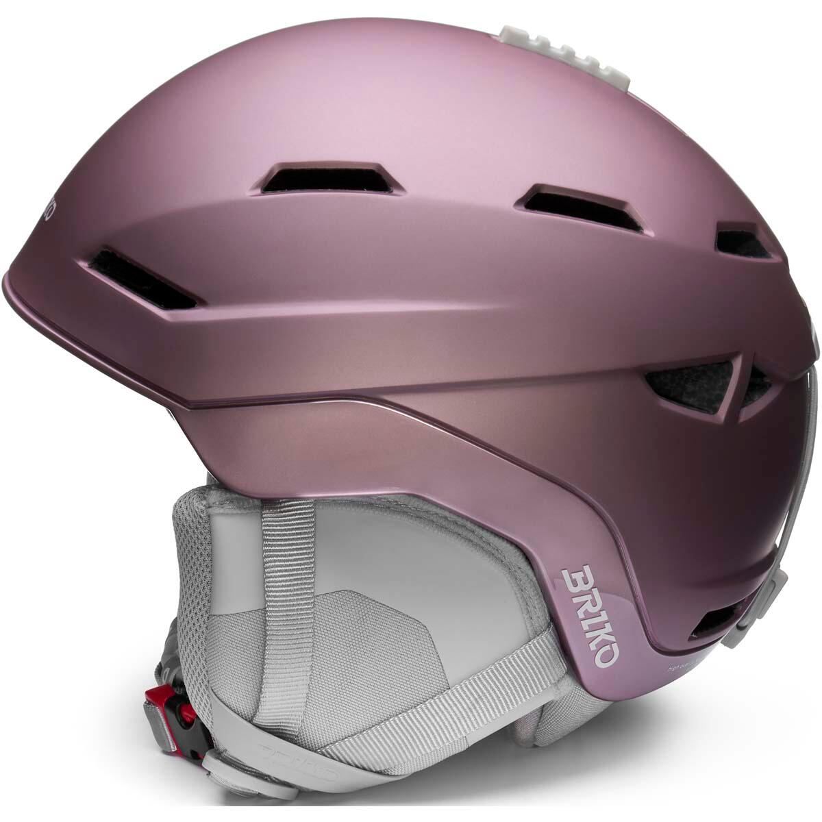 briko casco viola da donna in materiale sintetico da sci, snowboard e sci 2/5