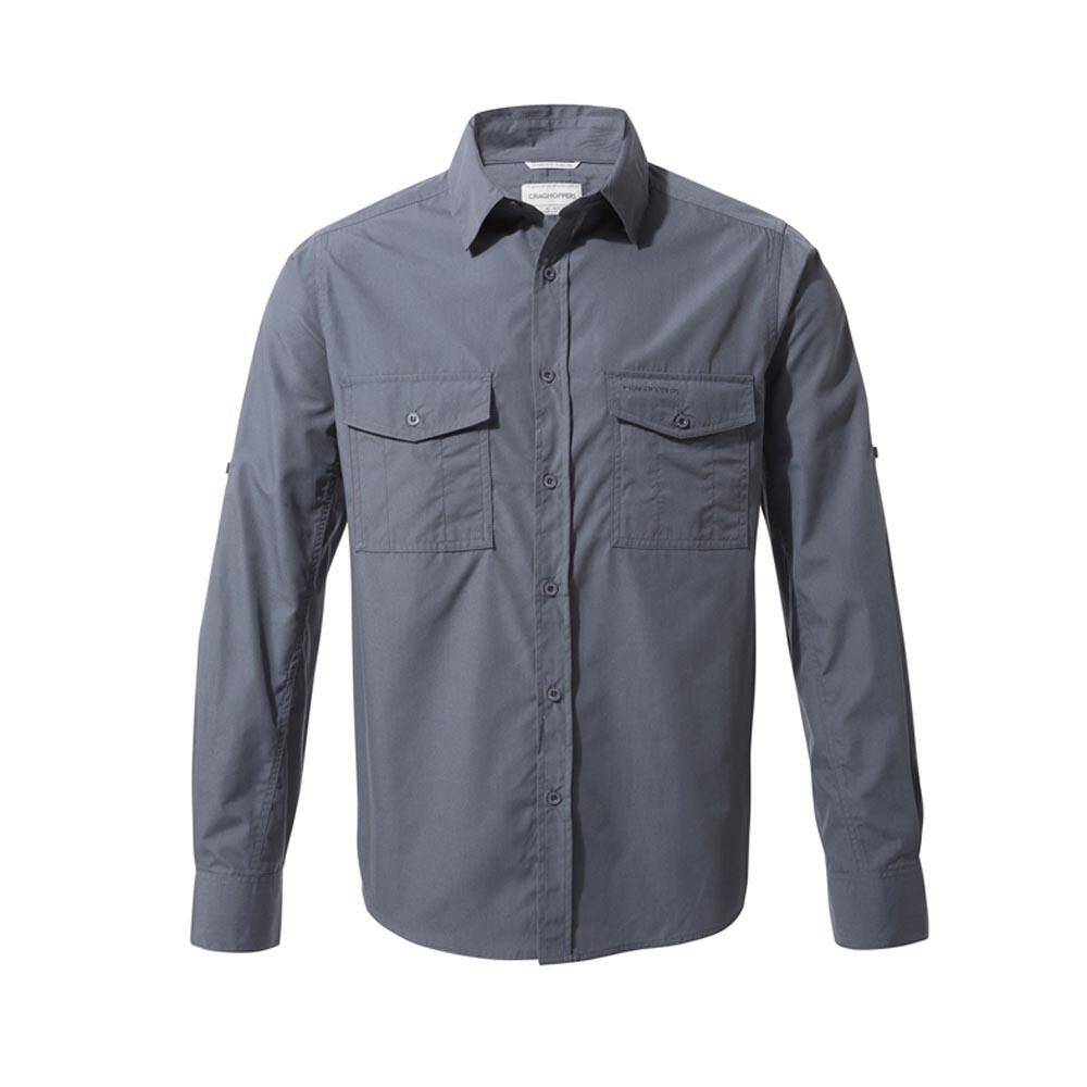 Craghoppers Kiwi Long-Sleeved Shirt Ombre Blue