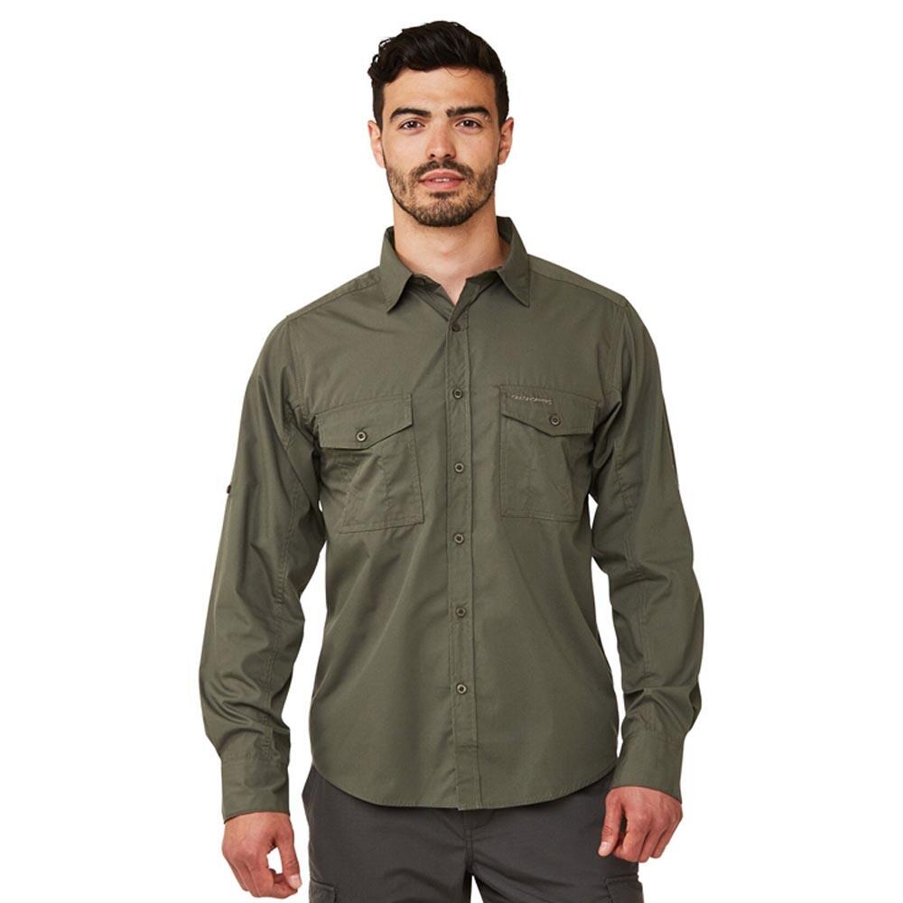 Craghoppers Kiwi Long-Sleeved Shirt Cedar