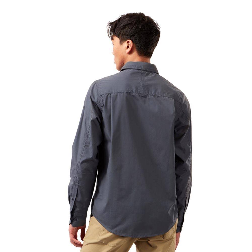 Craghoppers Kiwi Long-Sleeved Shirt Ombre Blue -  3