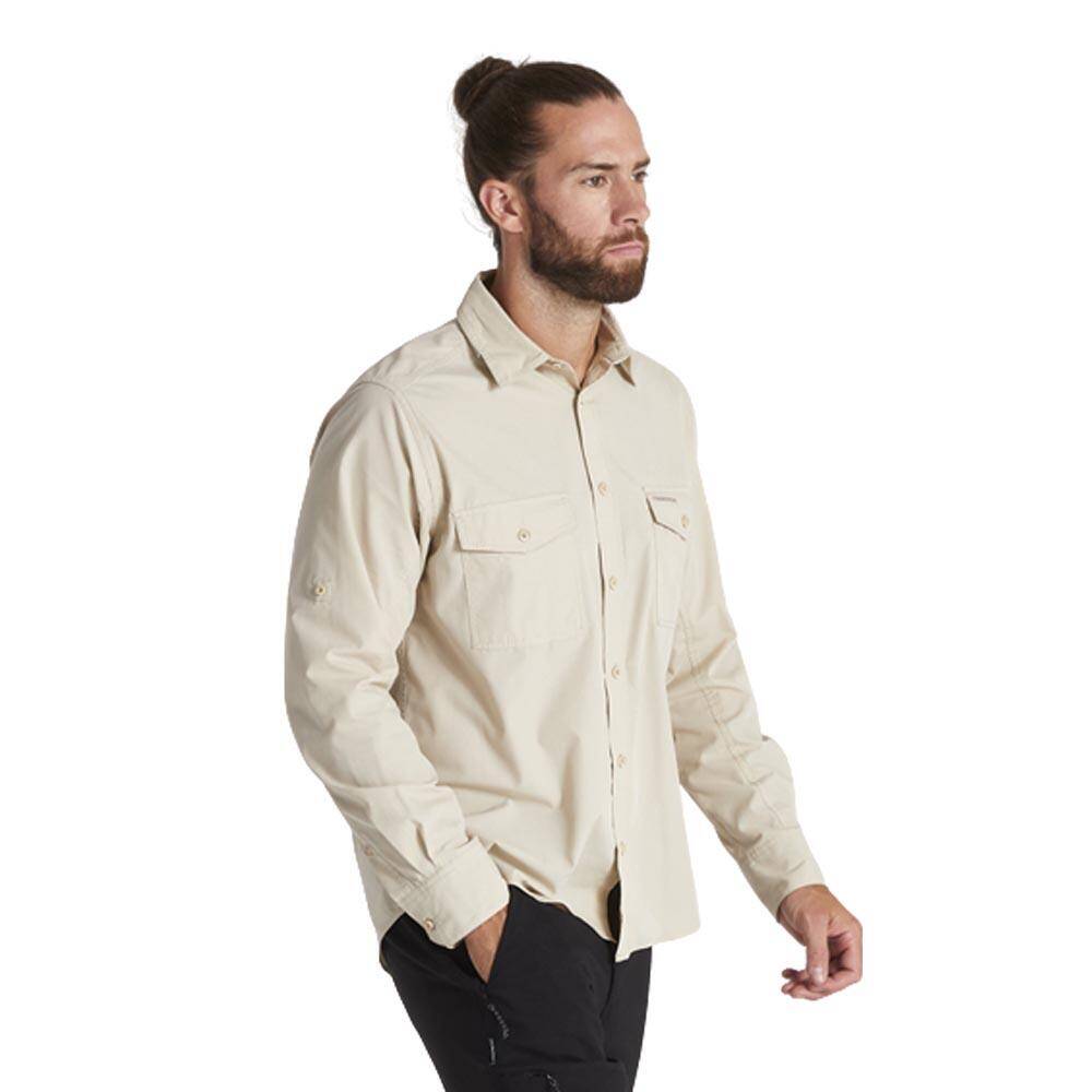 Craghoppers Kiwi Long-Sleeved Shirt Oatmeal -  2