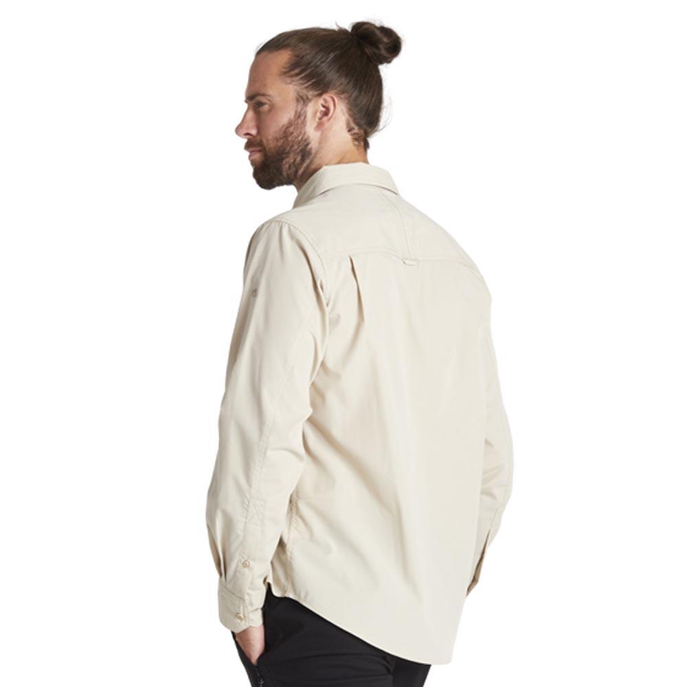 Craghoppers Kiwi Long-Sleeved Shirt Oatmeal