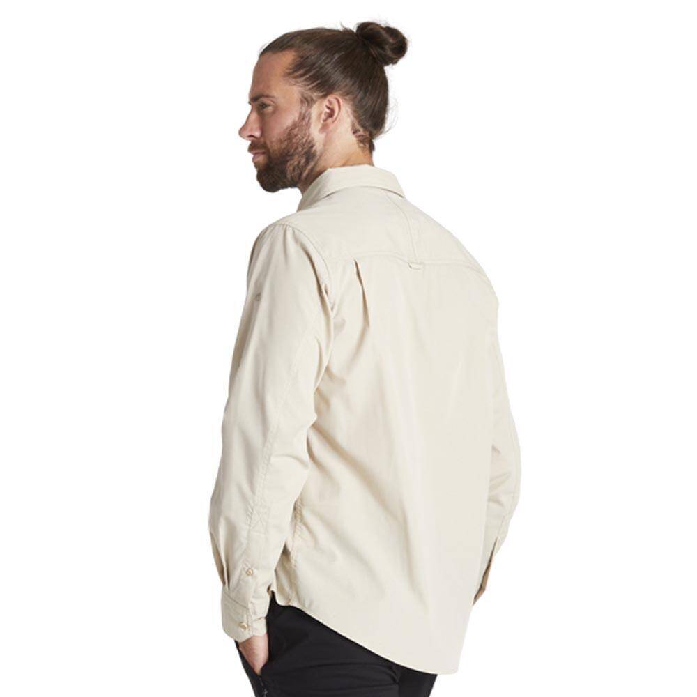 Craghoppers Kiwi Long-Sleeved Shirt Oatmeal -  3