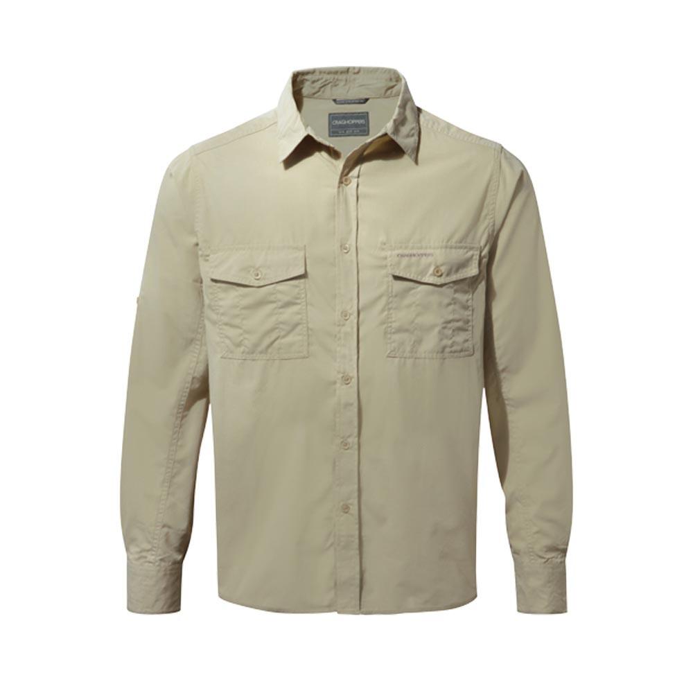 Craghoppers Kiwi Long-Sleeved Shirt Oatmeal