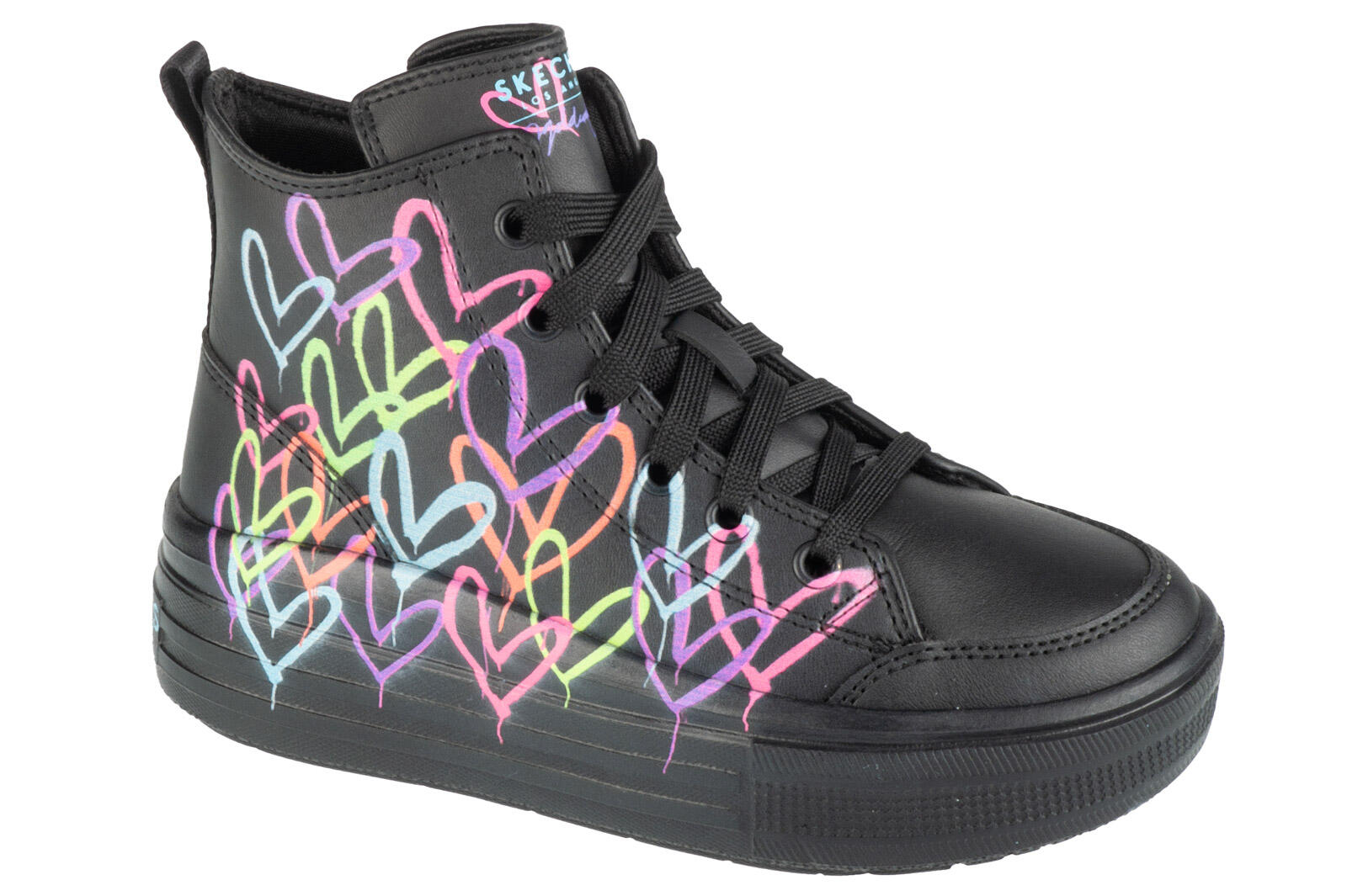 Chaussures Enfants Skechers Hyperlift Love Daz noir 1/5