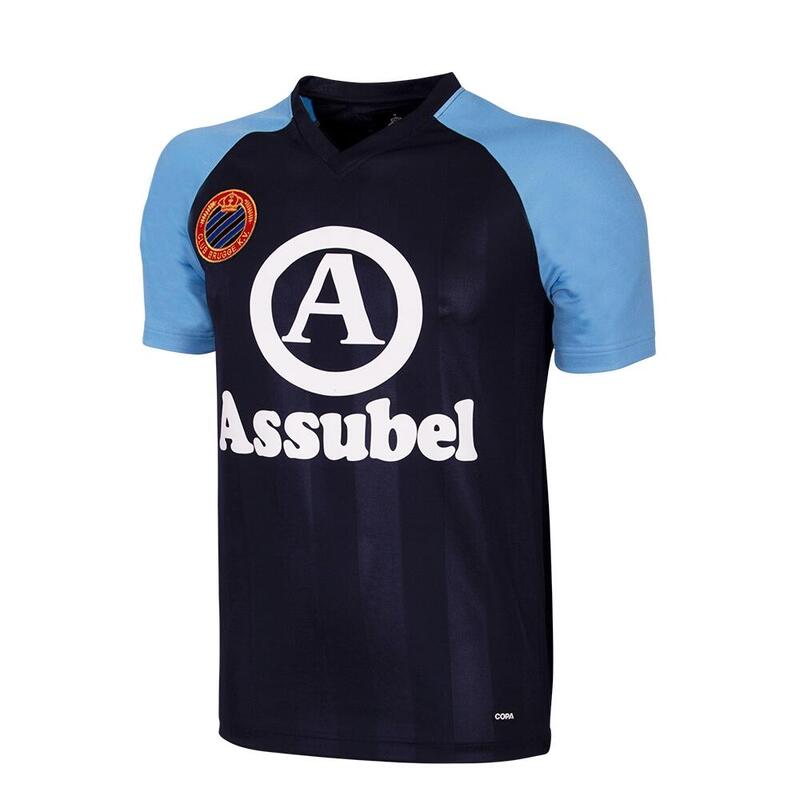 Retro Voetbalshirt - Heren - Club Brugge 1987 - 88 - Blauw