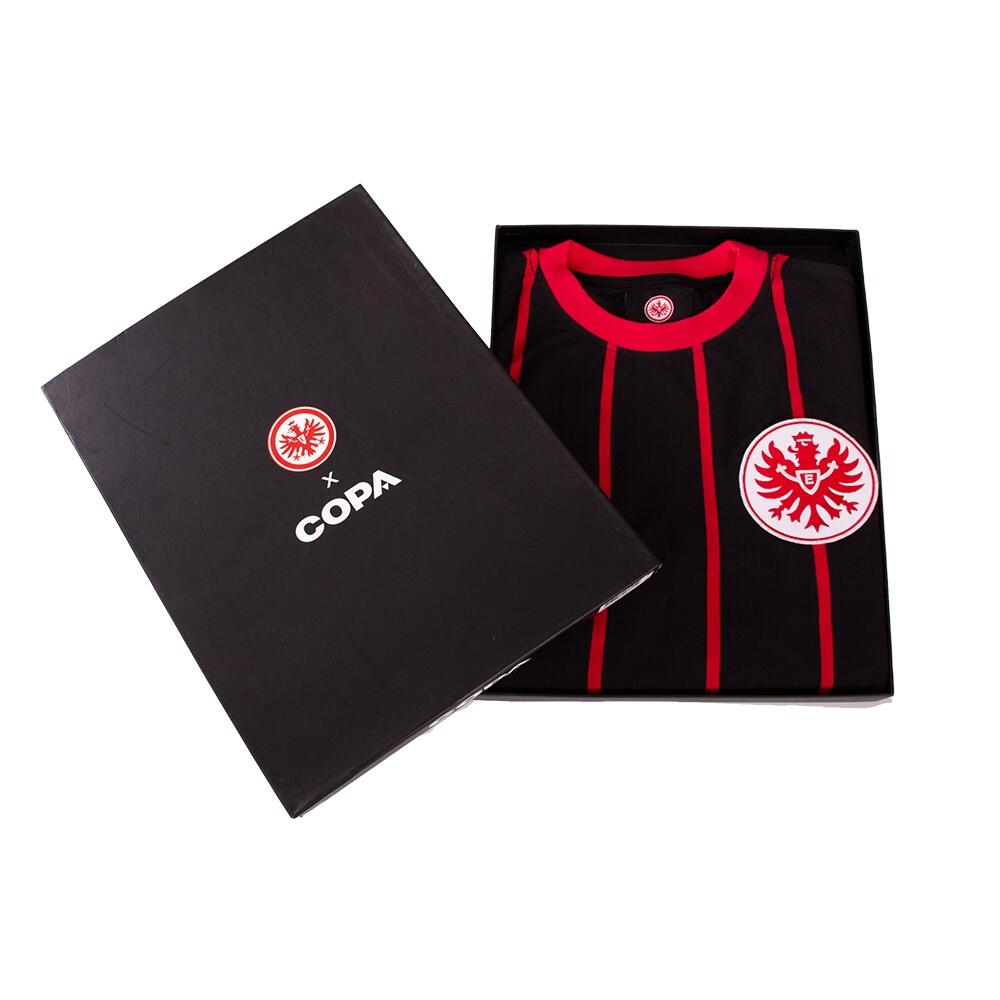 Retro Voetbalshirt - Heren - Eintracht Frankfurt 1972 - 73 - Zwart - Rood 5/6