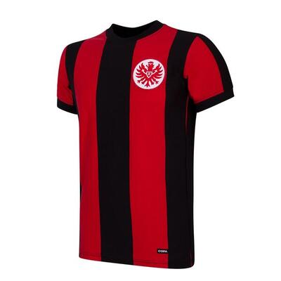 Camiseta de Fútbol Retro - Adulto - Eintracht Frankfurt 1971 - 72 - Rojo - Negro
