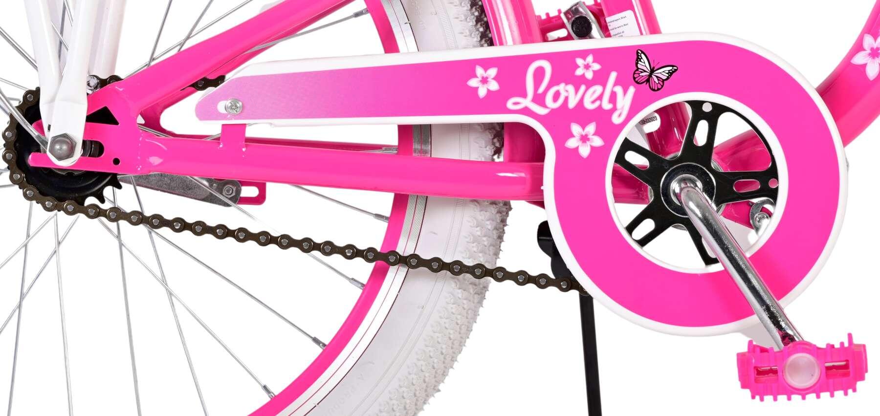 Volare Lovely Mädchenfahrrad - 20 Zoll - Pink 6/7