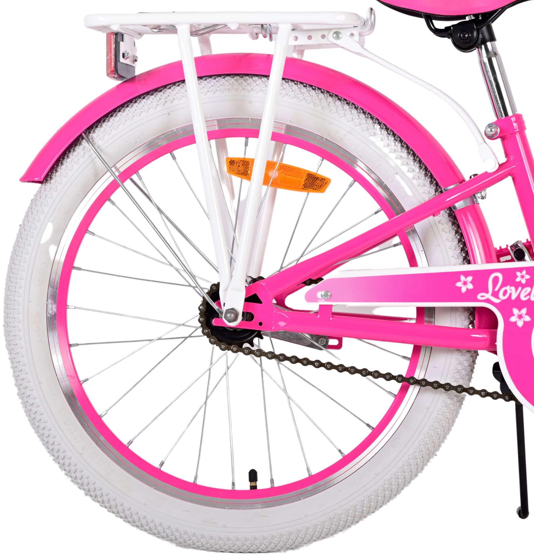 Volare Lovely Mädchenfahrrad - 20 Zoll - Pink 4/7