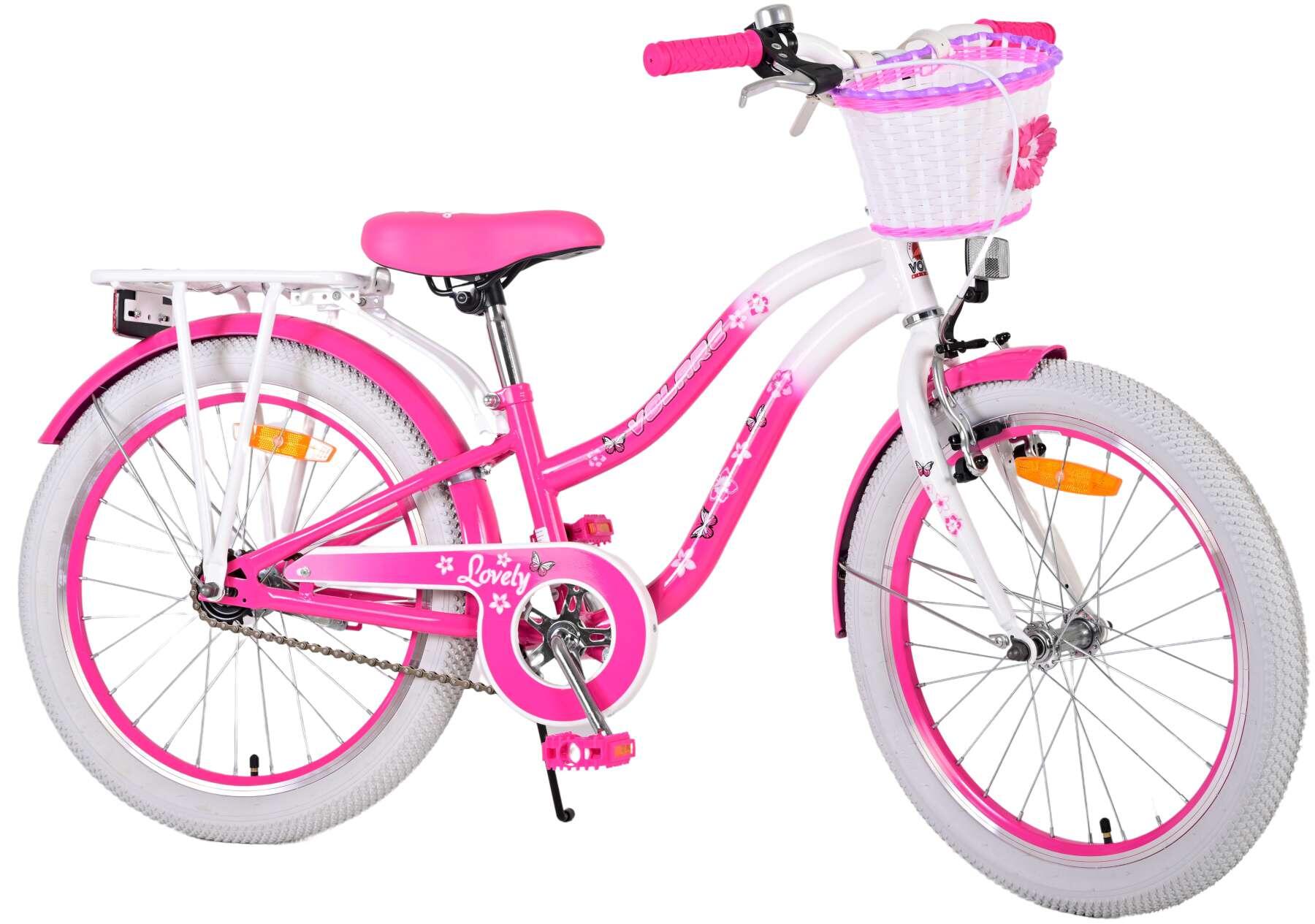 Volare Lovely Mädchenfahrrad - 20 Zoll - Pink 3/7