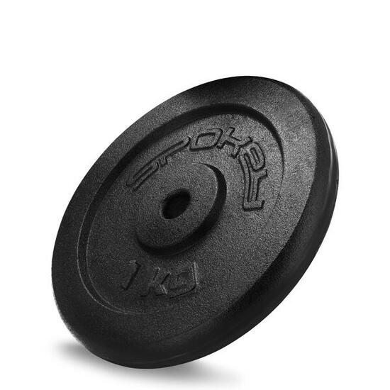 Talerz obciążenie żeliwne na sztangę Spokey Sinis 5 kg