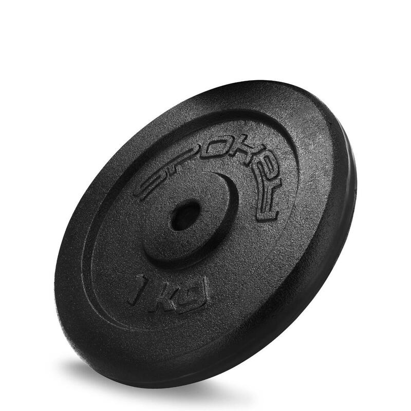 Talerz obciążenie żeliwne na sztangę Spokey Sinis 1 kg