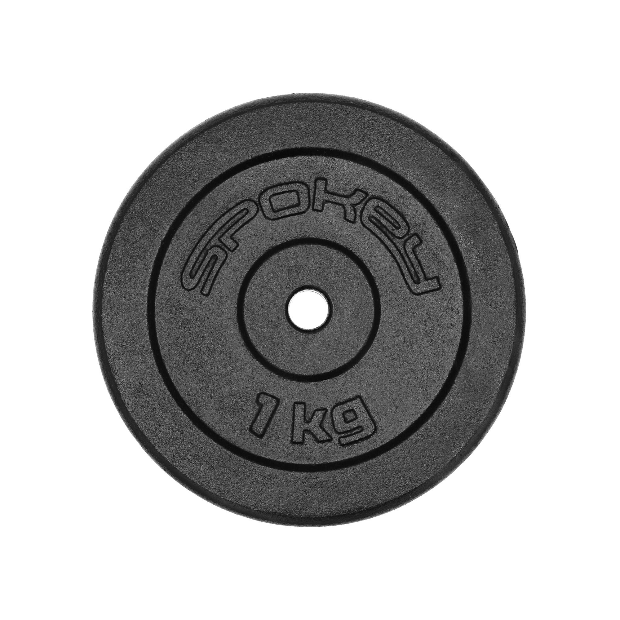 Talerz obciążenie żeliwne na sztangę Spokey Sinis 1 kg 3/5