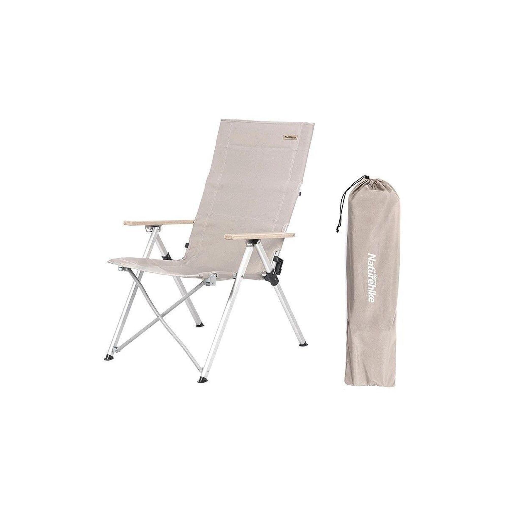 NATUREHIKE Turistické Křeslo Naturehike Deck Chair Nh17 T003-Y-Khaki