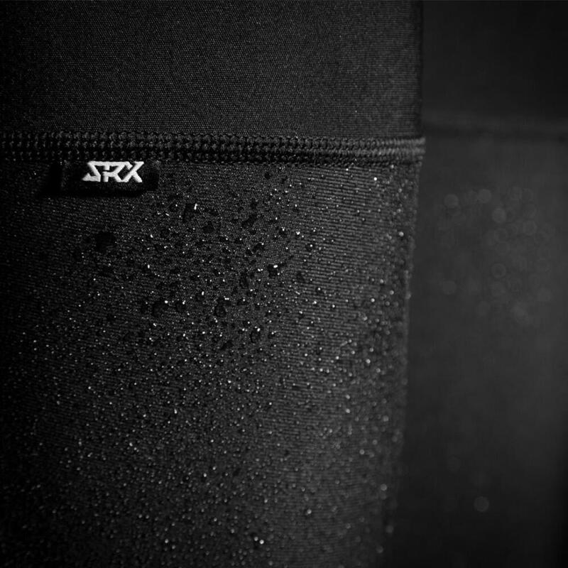 Men & Women Cycling Water repellent thermal leg warmers SRX Rainfall Siroko Blac