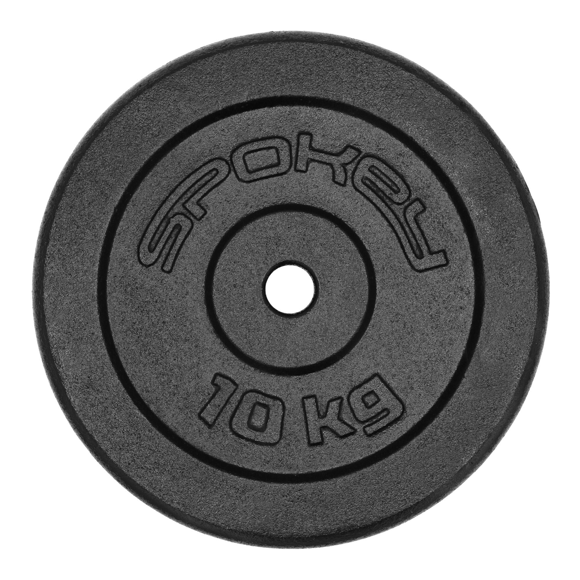 Talerz obciążenie żeliwne na sztangę Spokey Sinis 10 kg 3/5
