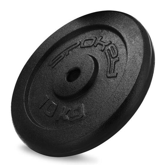Talerz obciążenie żeliwne na sztangę Spokey Sinis 10 kg