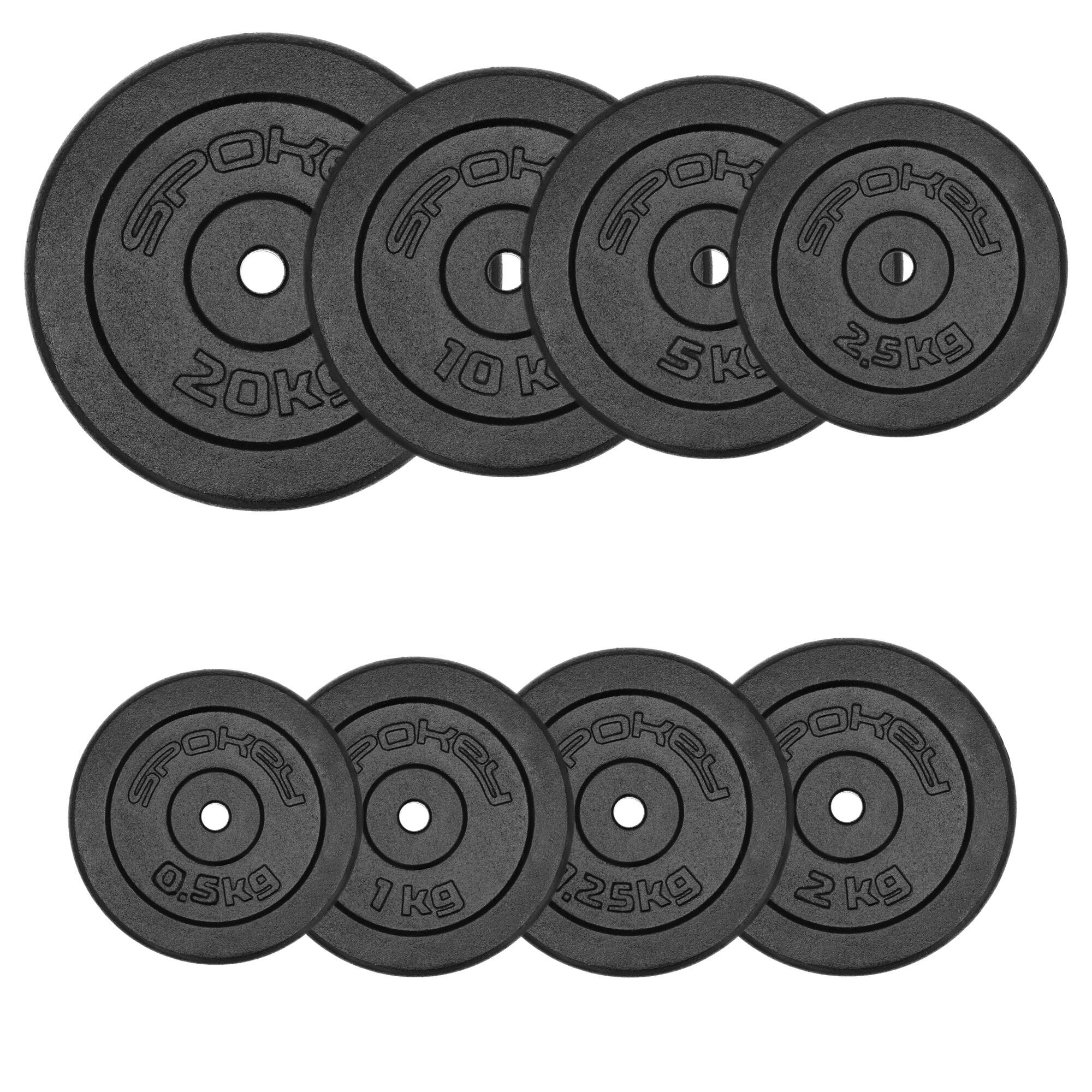 Talerz obciążenie żeliwne na sztangę Spokey Sinis 10 kg 5/5