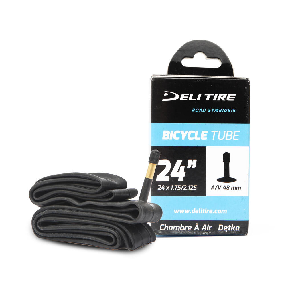 Inner tube 24×1.75/2.125 AV 48 mm BOX DELI