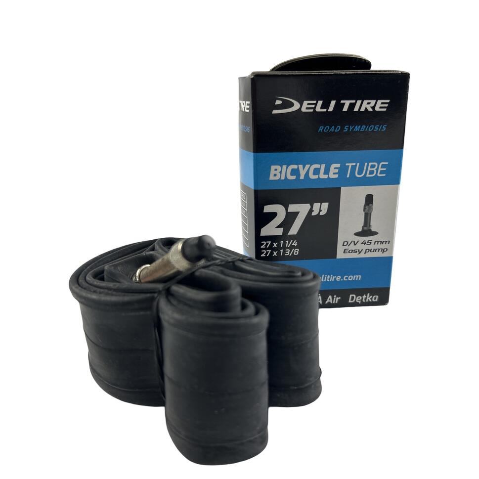 Dętka 27X1-1/4 (27x1-3/8) DV 45MM BOX DELI