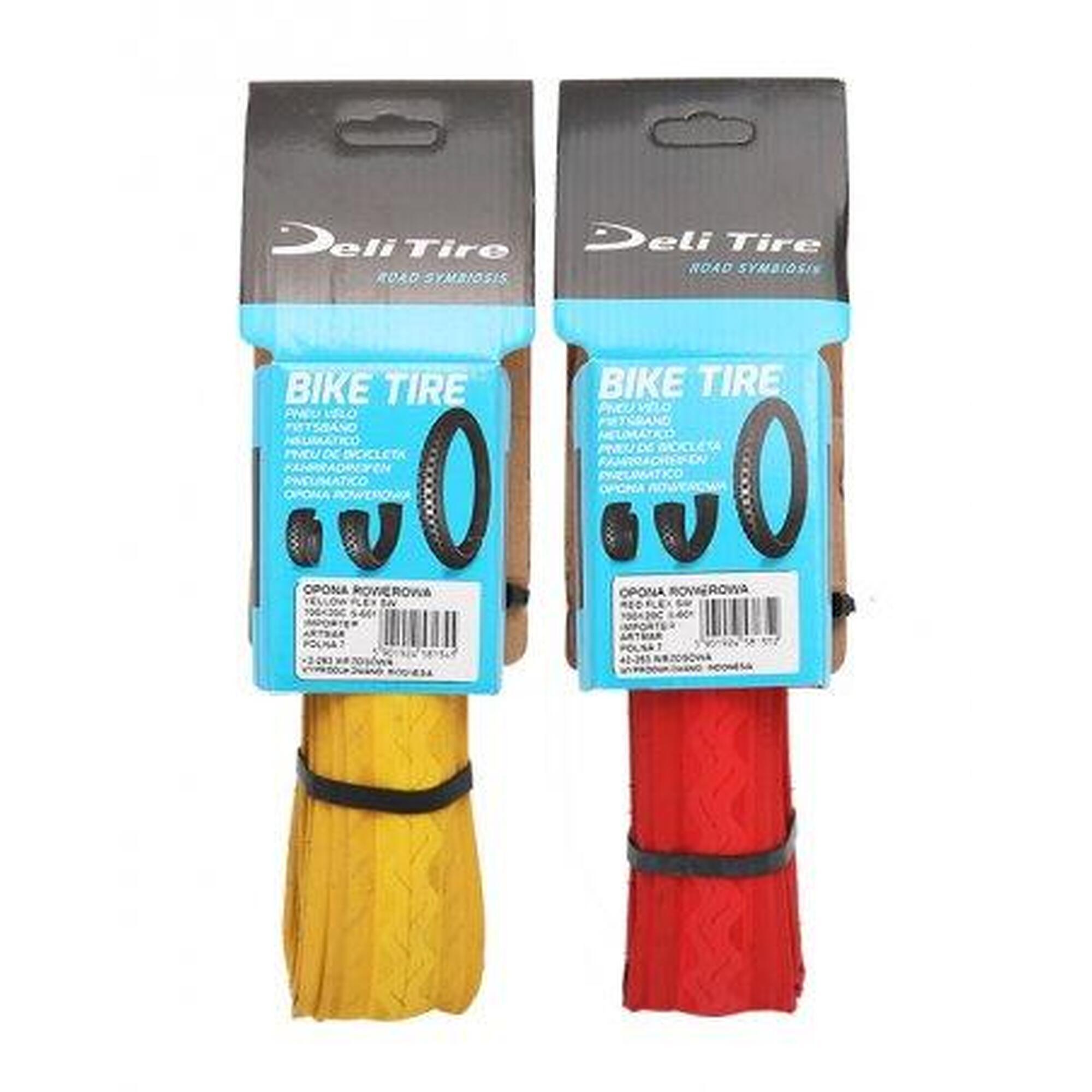 Deli Tire - Pneu S-601 700x20c Yellow2059 Skw Flex - Pneu - Decathlon